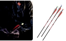 Bloodsport Hunter Strobe Lighted Nock Crossbow Arrows
