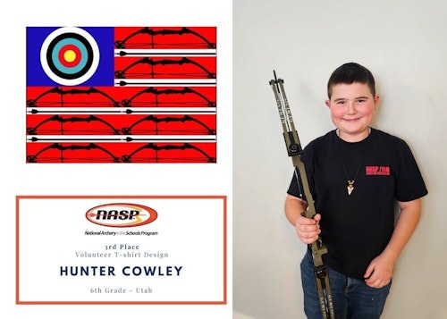 Third Place: Hunter Cowley of Mount Harmon Middle School in Utah