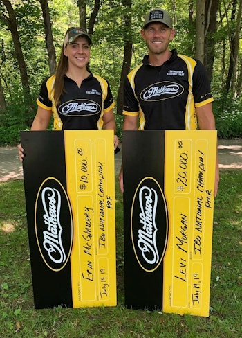 IBO National Triple Crown Champions for 2019 Erin McGladdery and Levi Morgan.