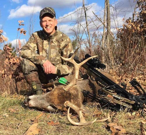 A well-placed arrow from the 400XTR punched the author’s 2022 Wisconsin buck tag.