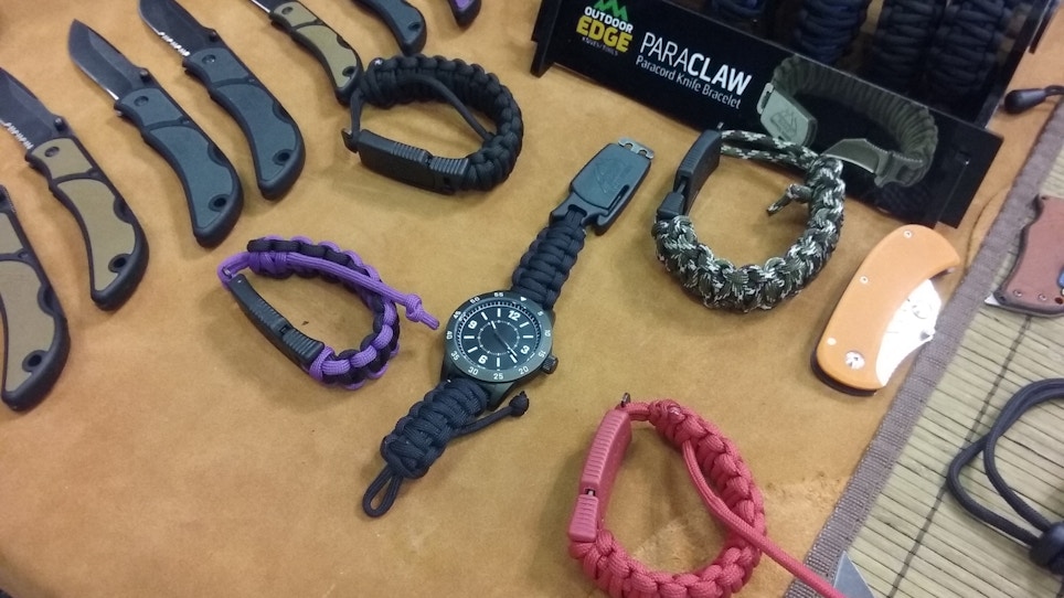 Stay safe — and on time — with the Outdoor Edge Para-Claw CQD Watch