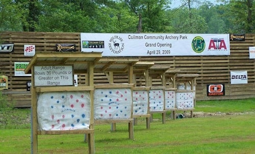 Cullman Community Archery Park in north central Alabama was completed in 2009. The range was built with the help of WSFR funding and is greatly utilized by the community. (Photo courtesy of Alabama Department of Conservation and Natural Resources.)