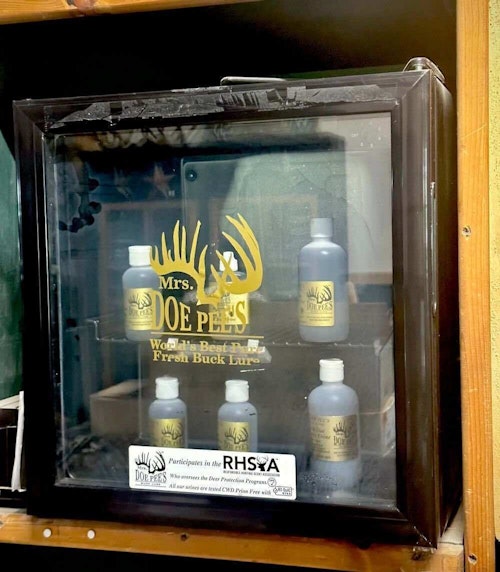 While the effectiveness of freshly collected, shipped and refrigerated scent is greater than preserved and packaged scents that have been on the shelf for months, it doesn’t exactly stand out in the store. Do what you can to promote it and educate your customers on why it is so effective. (Photo courtesy of Sam Collora)
