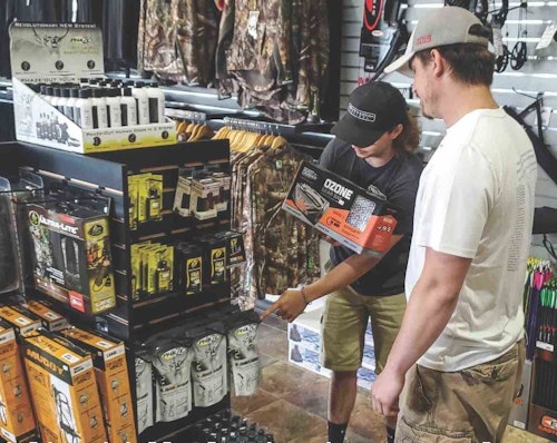 Know which scent-control products are trending in your area. For many shops in whitetail country, ozone generators are in high demand.