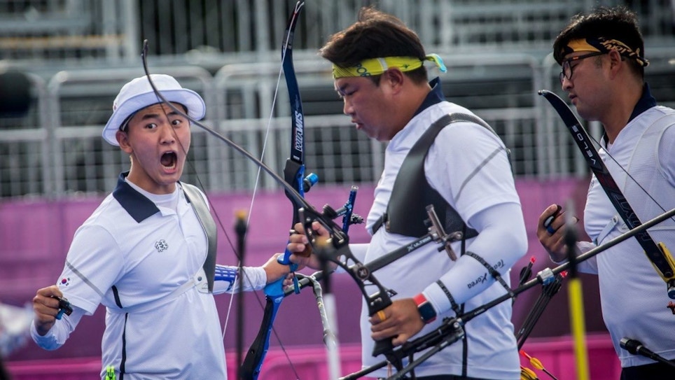 Olympic Video: Team Archery Gold for South Korea