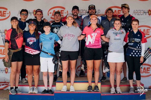Members of the 2022 World University Games Archery Team.