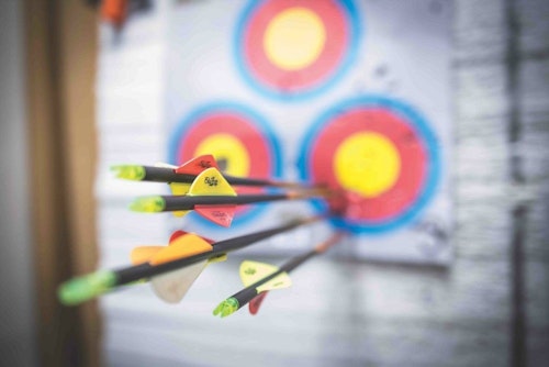 A clean, well-lit archery range, staffed by an archery pro, can be a step-up from what the box stores are able to provide.