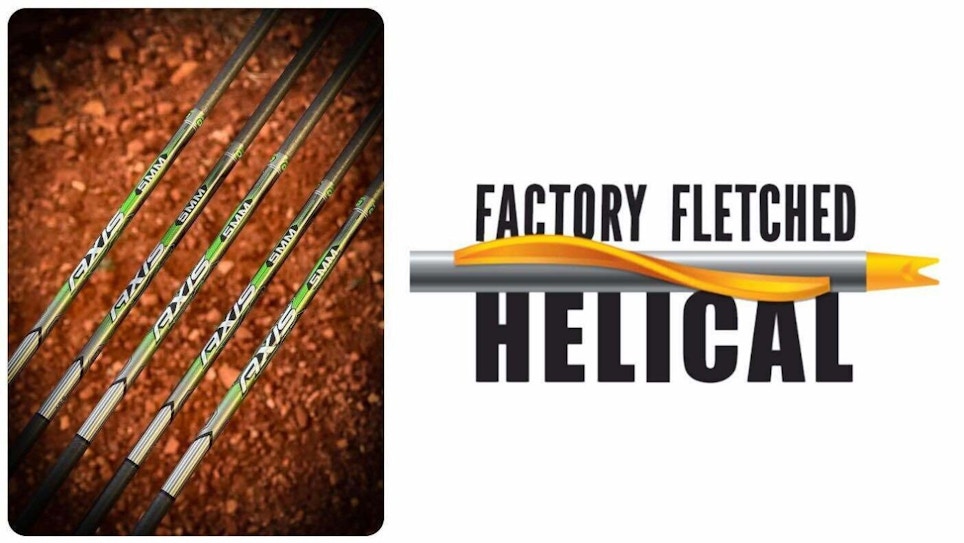 Easton 5mm Axis Arrows With Helical Fletching