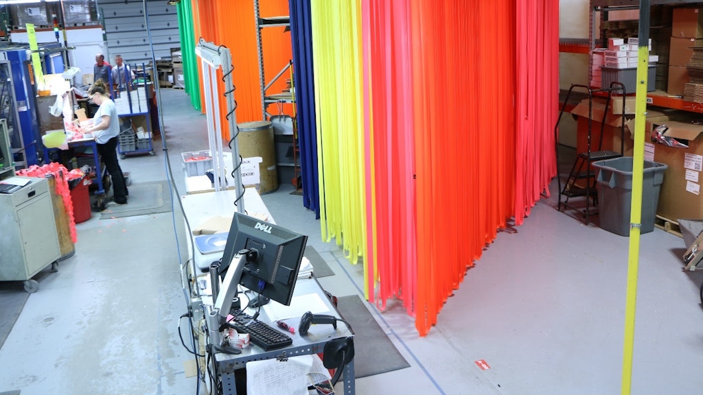 The Bohning plant is one of the most colorful workplaces you could imagine.