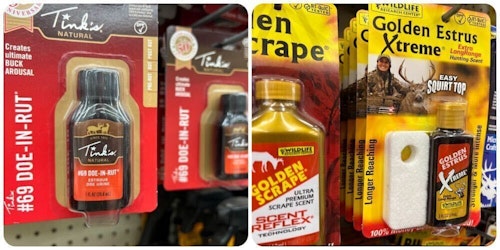 If you stock a big scent brand, stick with one or maybe two. Don’t try to keep up with the larger sporting goods retailers, who offer dozens of SKUs from multiple companies. It’s confusing to your customers anyway. (Photo by Darron McDougal)